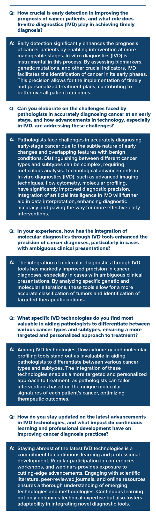 Dr Kunal expresses his thoughts on timely cancer detection